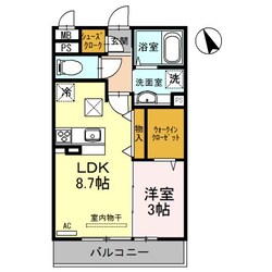 大開駅 徒歩2分 1階の物件間取画像